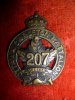 207th Battalion (Ottawa) Collar Badge, Voided Variety